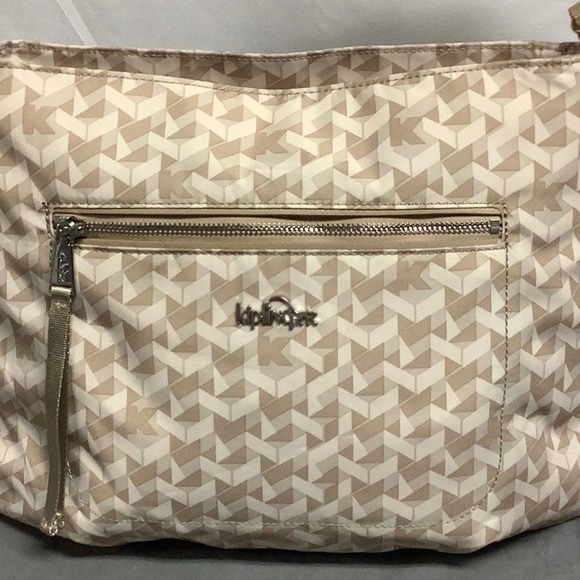 Kipling Sadie Optic Printed Expandable Bag - Picture 2 of 15